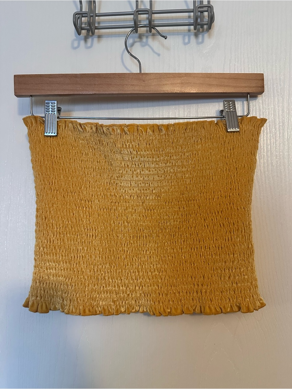 Hollister Velvet Tube Top Crop Top, size M